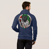 ELITE Cane Corso Römischer Kaiser Hoodie (Schwarz voll)
