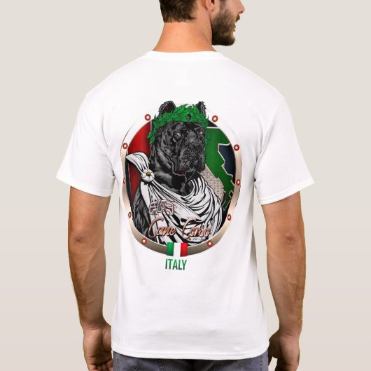 ELITE Cane Corso Römischer Kaiser T-Shirt (Rückseite)