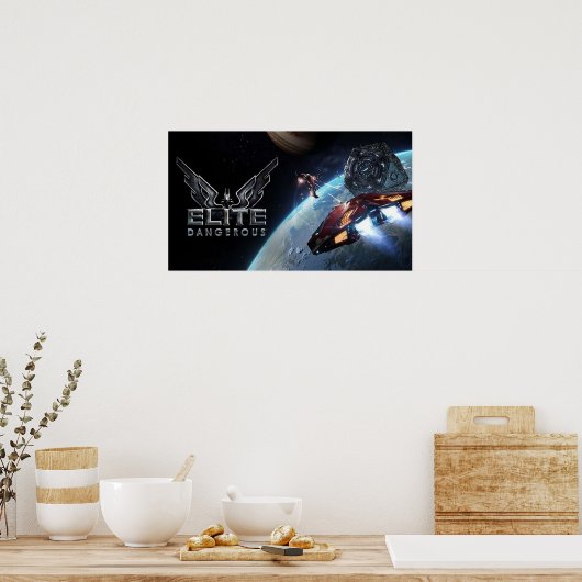 Elite Dangerous Poster (Küche)