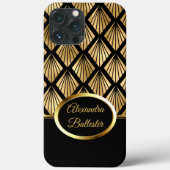 Elite Elegante Damaskus Case-Mate iPhone Hülle (Rückseite)