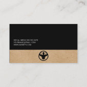 Elite Fitness Coach | Personal Trainer Visitenkarte (Rückseite)