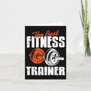 Elite Fitness Coach Weightlift Motivation Karte