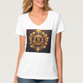 Elite Golden Laurel Wappen Logo T-Shirt (Vorderseite)