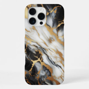 ELITE GOLDENE MARMOR DESIGN /TRENDY IPHONE 16 PRO MAX HÜLLE