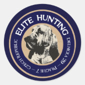 Elite Hunting Hostel Runder Aufkleber (Vorderseite)