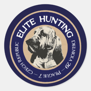 Elite Hunting Hostel Runder Aufkleber