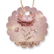 Elite Neon Mandala floral geschnittene Geschenkanh