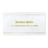 Elite Old Style Calligraphed Marmor Gold Shipping (Vorne)