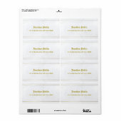 Elite Old Style Calligraphed Marmor Gold Shipping (Vorne)