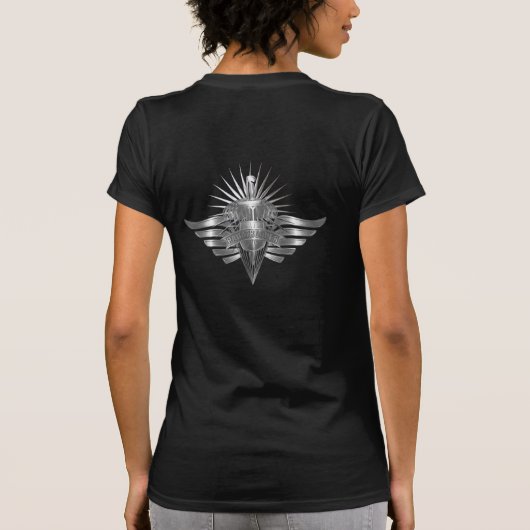 Elite Paratrooper-Gedenkdesign T-Shirt (Rückseite)