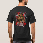 ELITE PITBULL Dog Warrior T-Shirt (Rückseite)