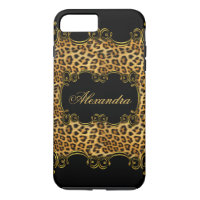 Elite Regal Leopard Gold Black Animal Print 2