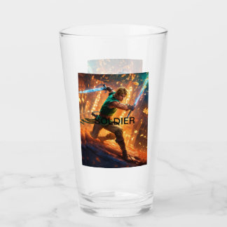 Elite Soldier Glass Tumbler