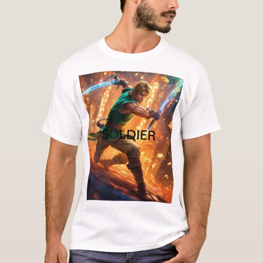 Elite Soldier Men's T-Shirts: Kommandostil! T-Shirt (Vorderseite)
