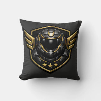 Elite Space Crew Exploration Division Throw Pillow Kissen