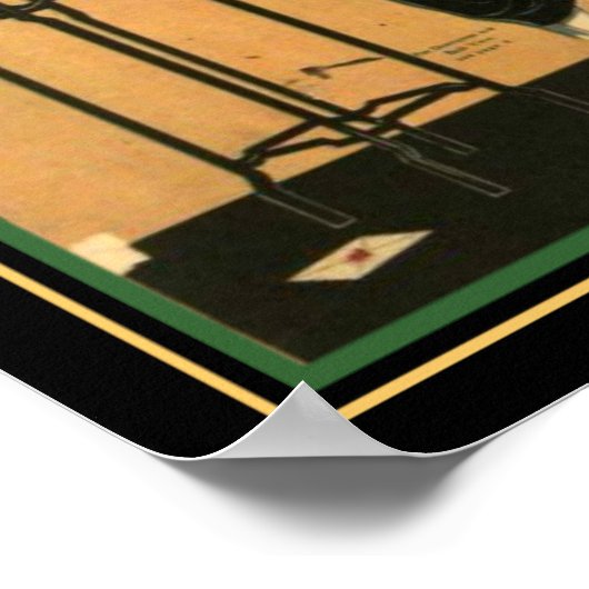 Elite Styles Art Deco 1920 Cover 12 x 16 Poster (Ecke)