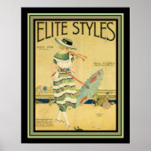 Elite Styles Art Deco 1920 Cover 16x20 Poster (Vorne)