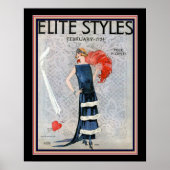 Elite Styles Art Deco 1924 Cover 16x20 Poster (Vorne)