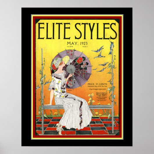 Elite Styles Art Deco Cover Mai 1923 Poster (Vorne)