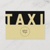 Elite Taxi Driver Visitenkarte (Rückseite)