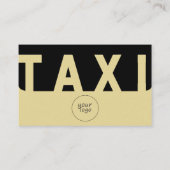 Elite Taxi Driver Visitenkarte (Rückseite)