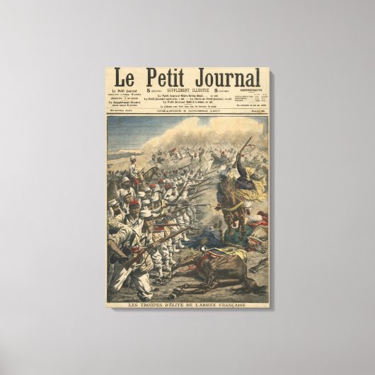 Elite-Truppen der französischen Armee, französisch Leinwanddruck (Vorderseite)