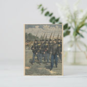 Elite-Truppen der französischen Armee Postkarte (Stehend Vorderseite)