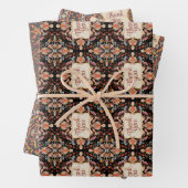 Elite Vintager Stil danke Geschenkpapier Set (Beispiel)