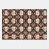 Elite Vintager Stil danke Geschenkpapier Set (Vorderseite)