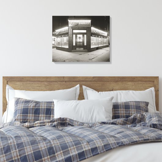 Elite Wäscherei, 1928 Leinwanddruck (Insitu (Schlafzimmer))