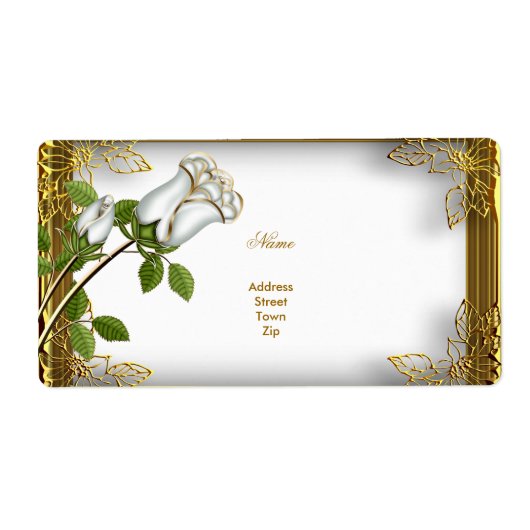 Elite White Rose Gold Verlobung Jubiläum (Vorne)