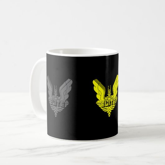 Elite - ZX Spectrum Coffee Tasse (Vorderseite Links)