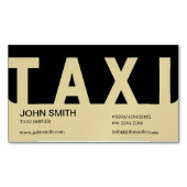 EliteTaxi-Treiber Magnetische Visitenkarte (Vorderseite)
