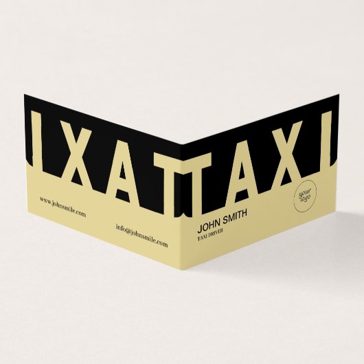 EliteTaxi-Treiber Visitenkarten (Vorderseite)