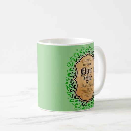 Elixer Life Pop Design Coffee Tasse Cup (VorderseiteRechts)