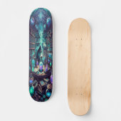 "Elixier der Elemente: Alchemist Labrador Skateboa Skateboard (Vorderseite)