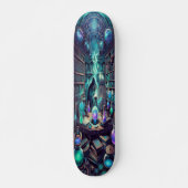 "Elixier der Elemente: Alchemist Labrador Skateboa Skateboard (Vorne)