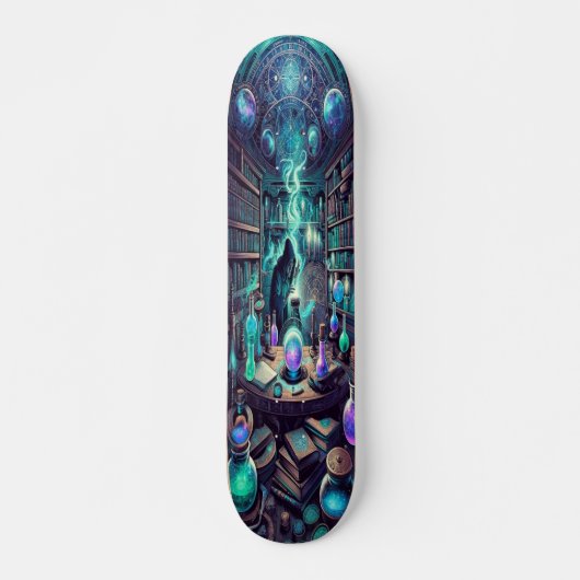 "Elixier der Elemente: Alchemist Labrador Skateboa Skateboard (Vorne)
