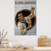 Elixir D’Anvers ~ von Gerard Portielje Belgien 190 Poster (Küche)