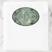 Elixir des Etiketts für Lebensmittel Ovaler Aufkleber (Tasche)