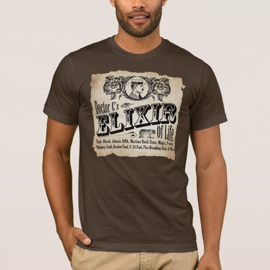 Elixir des Lebens - Dunkel T-Shirt (Vorderseite)
