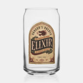 Elixir Drachenatem Halloween-Party Vintage Dosenglas (Rückseite)