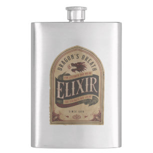 Elixir Drachenatem Halloween-Party Vintage Flachmann