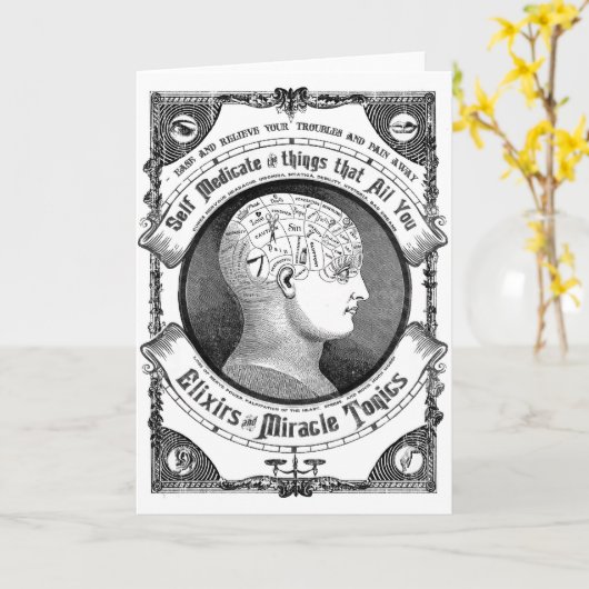 Elixirs und Wundertöne Karte (Gelbe Blume)