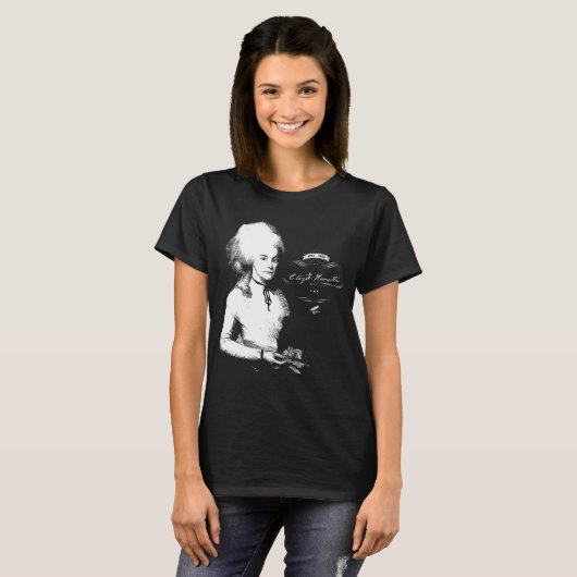 Eliza Hamilton Alexander Elizabeth Accessoires Art T-Shirt (Vorne ganz)