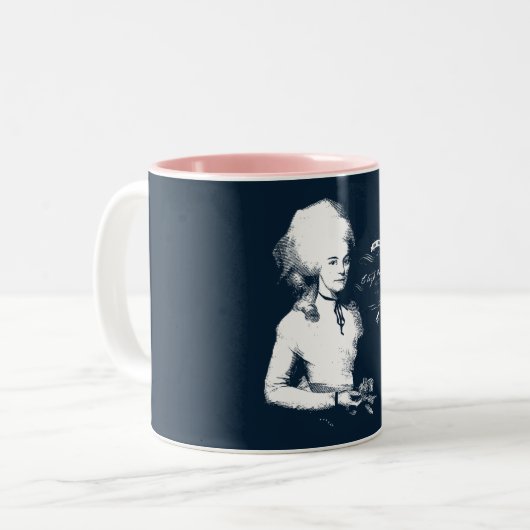 Eliza Hamilton Alexander Elizabeth Accessories Ar Zweifarbige Tasse (Vorderseite Links)