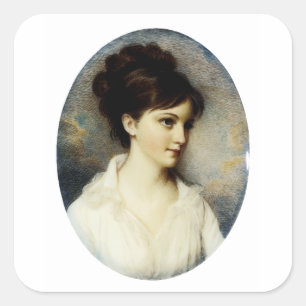 Eliza Izard (Frau Thomas Pinckney, Jr.), 1801 Quadratischer Aufkleber