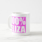 Eliza Name Kaffeetasse (Vorderseite Links)