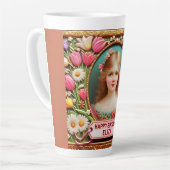 ELIZA ~ Vintages Mädchen ~ Happy Birthday ~ Latte  Milchtasse (Linke Ecke)