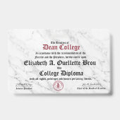 Elizabeth A. Ouellette Brou Ausweis (Vorderseite)